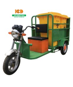 Xe chở rác 3 bánh chạy điện 480L