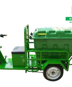Xe điện thu gom rác ngõ xóm 400L