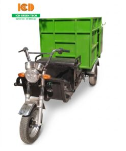 Xe chở rác 3 bánh động cơ xăng